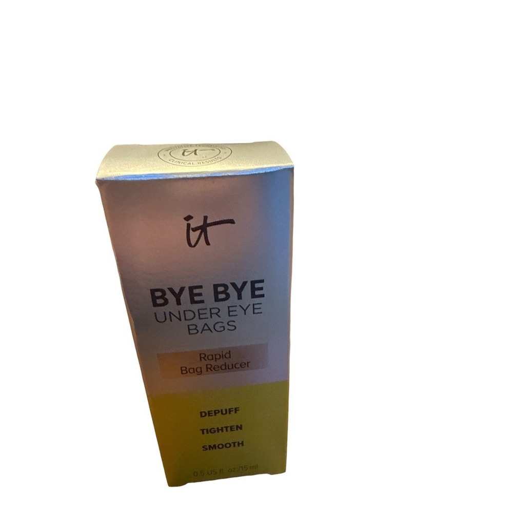 IT Cosmetics Bye Bye Under Eye Bags Rapid Bag Reducer Treatment  0.5oz NIB